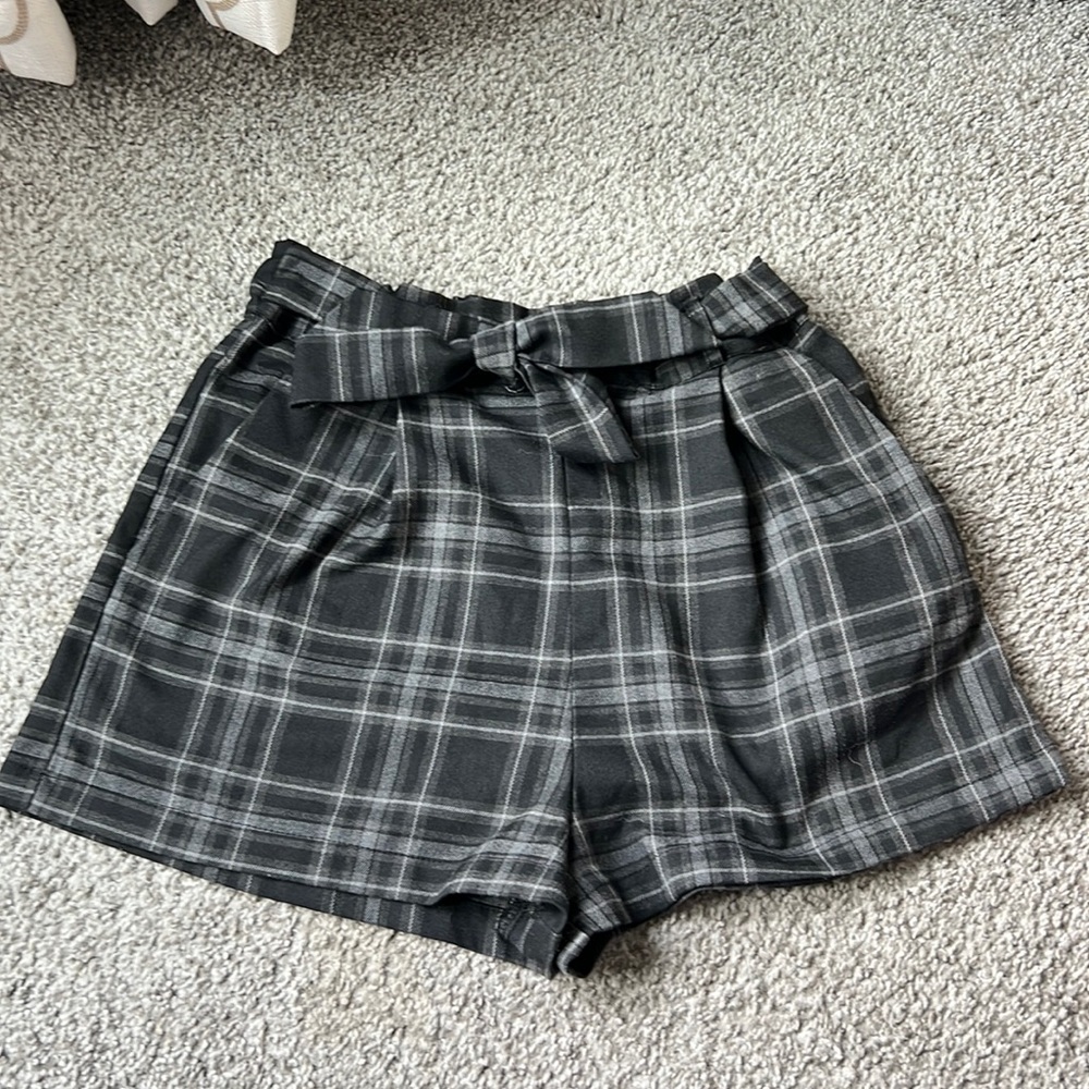 Plaid shorts